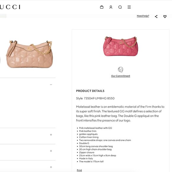 Gucci Matelassé with GG Shoulder Bag - Picture 9 of 16